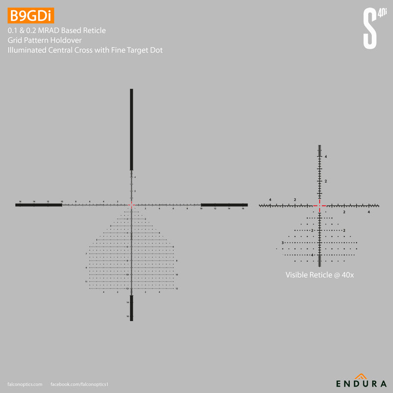 Endura S40i 5-40x56i, FFP ED (MRAD)