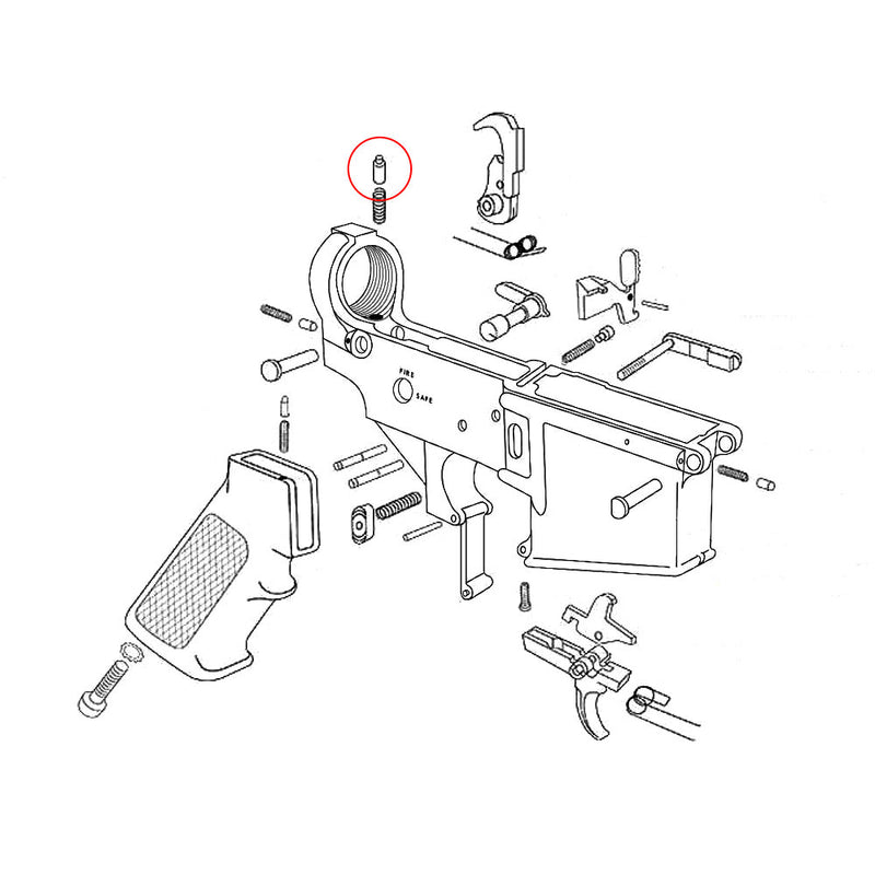 Eemann Tech Buffer Retainer for AR-15