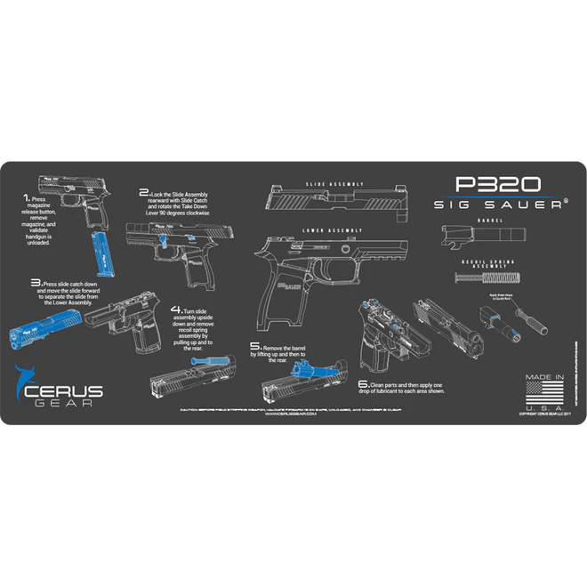 ProMat - Sig Sauer® P320 Instructional Gun Mat