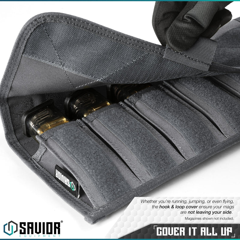 Savior Pistol Magazine Pouch with Sling - 6 Mag