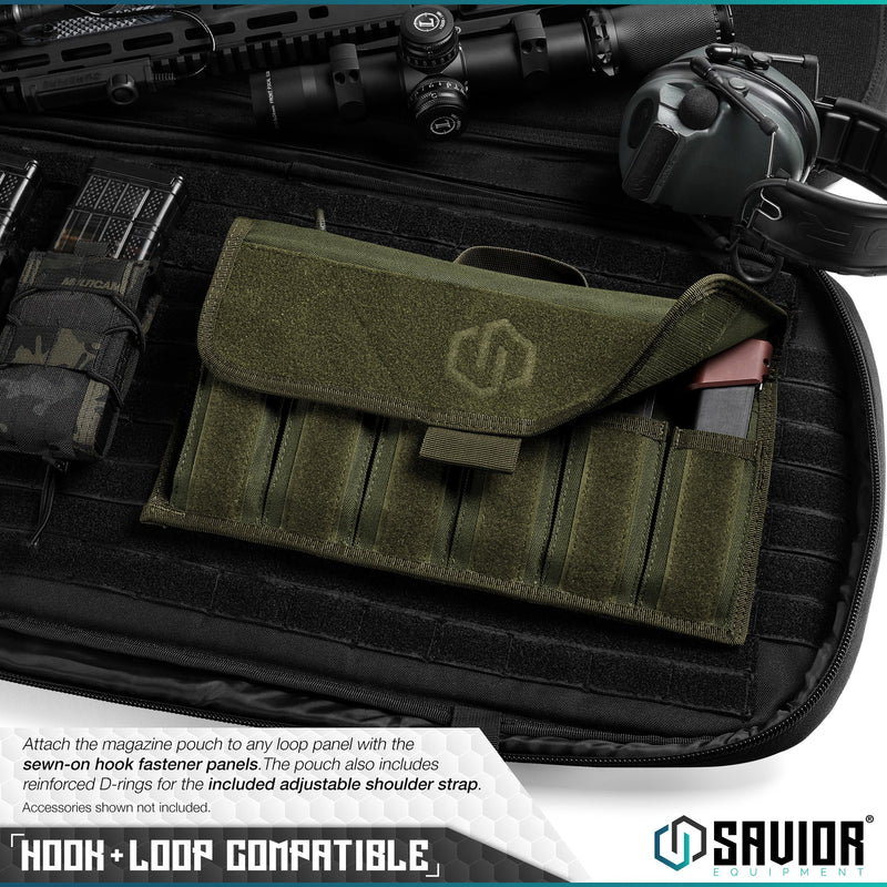 Savior Pistol Magazine Pouch with Sling - 6 Mag