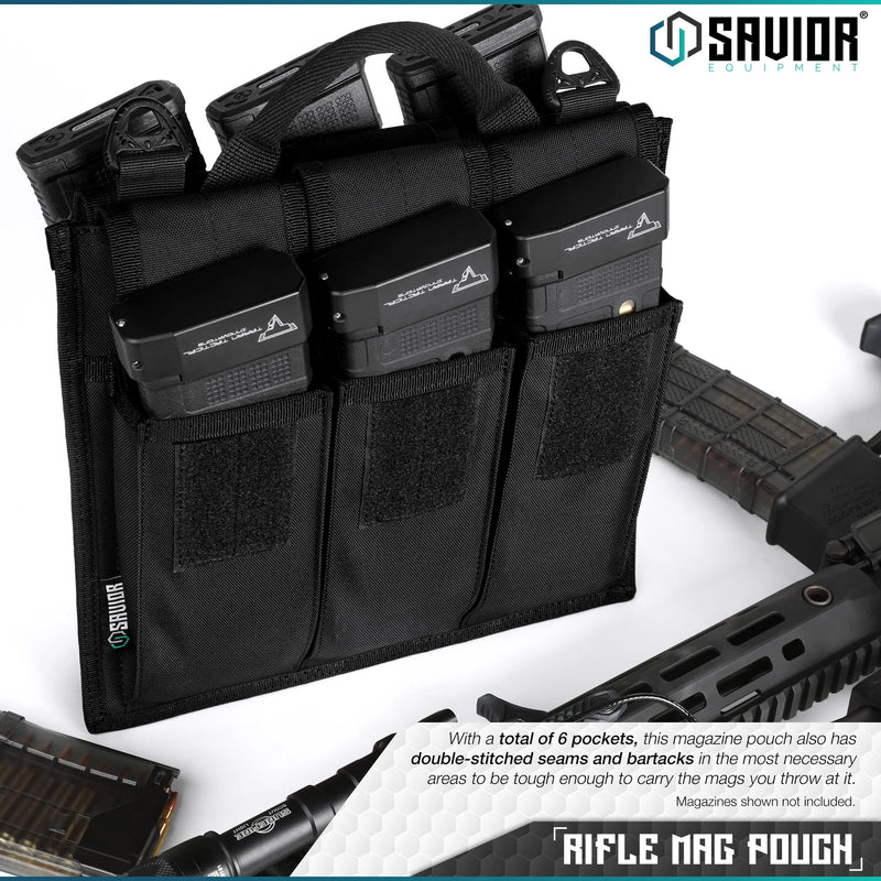 Savior Rifle Magazine Pouch - 6 Mag