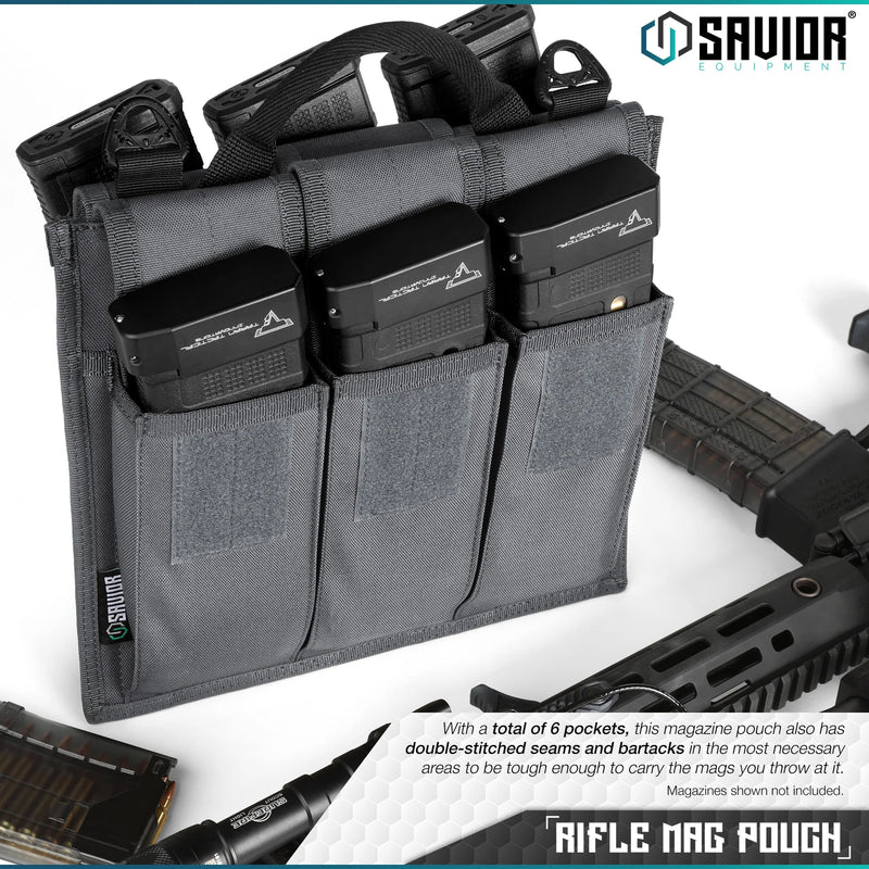 Savior Rifle Magazine Pouch - 6 Mag