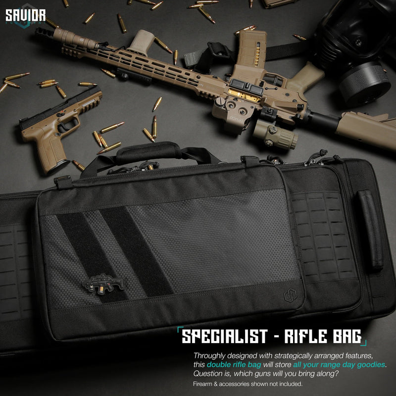 Savior Specialist Double Rifle Case - 36"/42"/46"