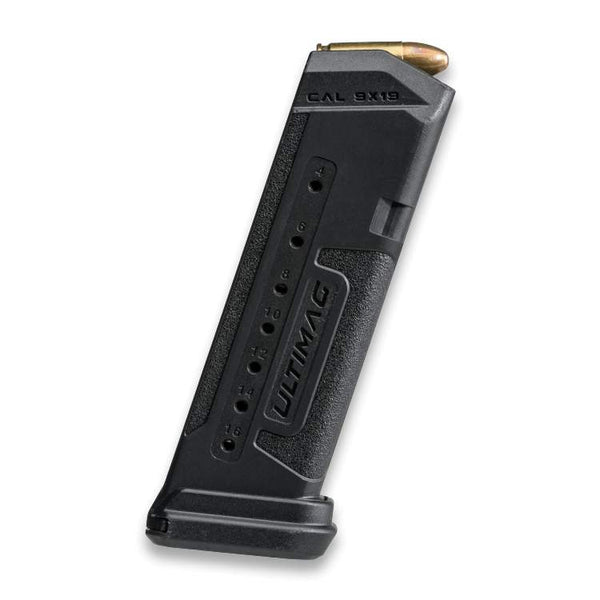 ULTIMAG G19 - 9x19, 16-Round Polymer Magazine for Glock 19 Handguns